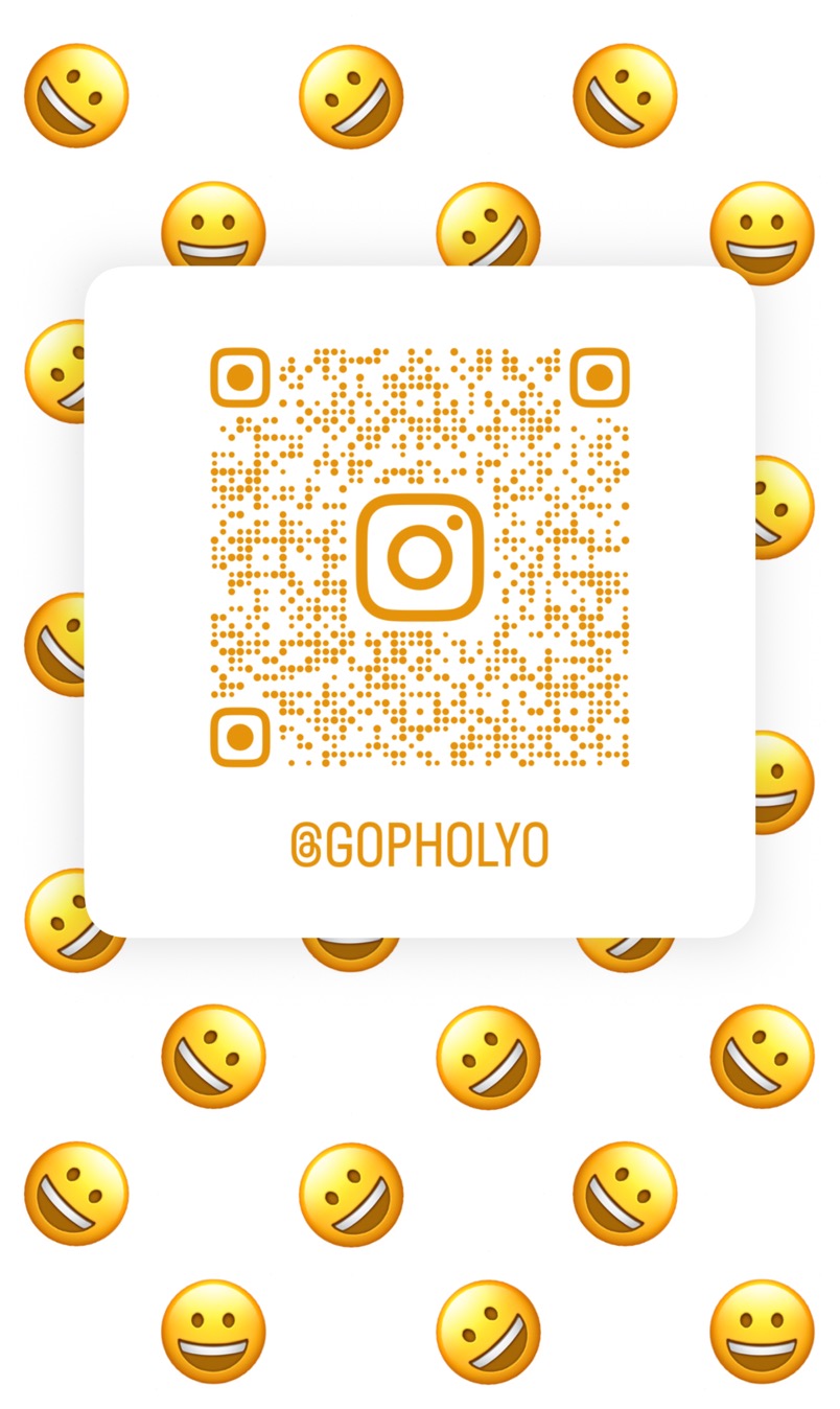 Instagram QR code for GoPholyo